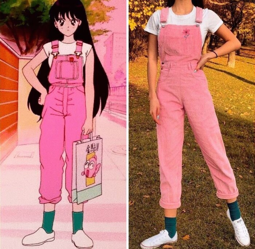 A 23-year-old resident of Hungary recreates the outfits of pop characters