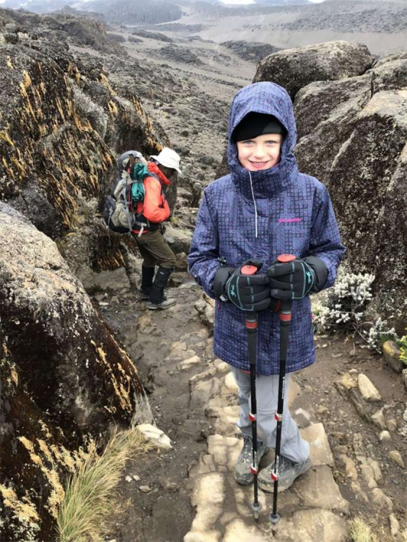 A 7-year-old girl became the youngest conqueror of Kilimanjaro in honor of her late father