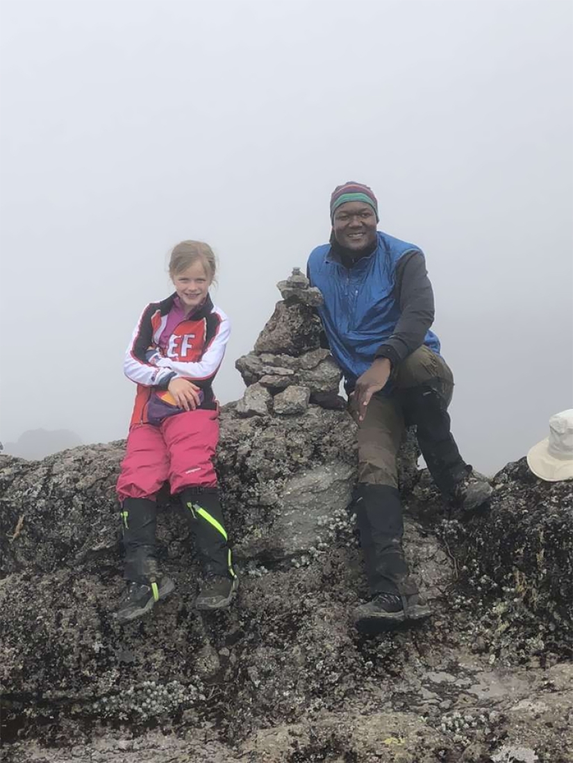 A 7-year-old girl became the youngest conqueror of Kilimanjaro in honor of her late father