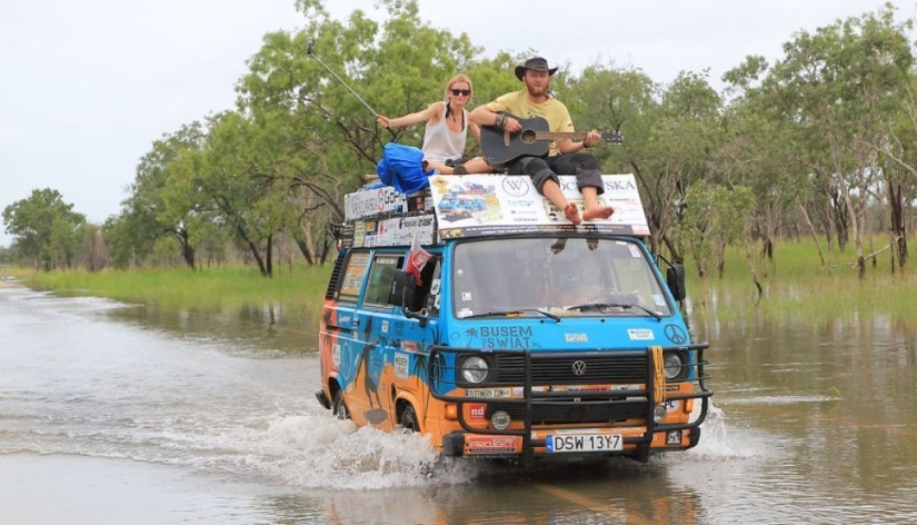 A couple from Poland visited 50 countries and managed to spend only $ 8 a day at the same time