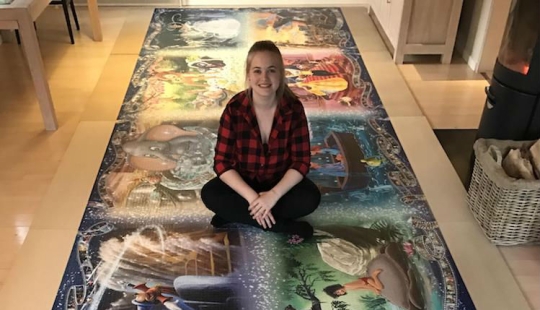 A Danish student collected the world's largest puzzle in 460 hours