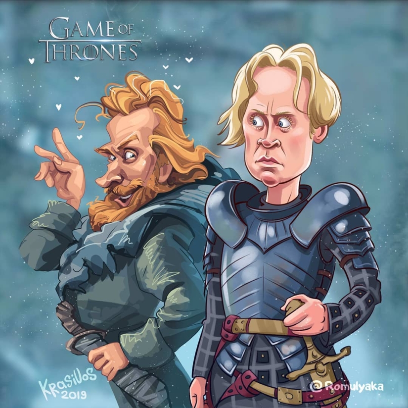 A dozen cartoons and caricatures from an artist from Perm who loves "Game of Thrones"