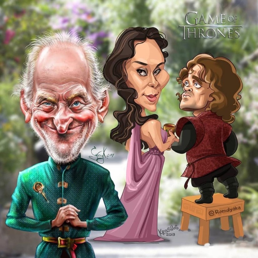 A dozen cartoons and caricatures from an artist from Perm who loves "Game of Thrones"