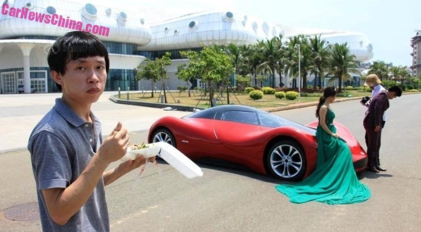 A dream with his own hands: a Chinese man independently created a supercar
