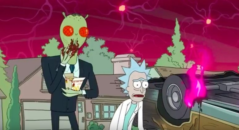 A fan of "Rick and Morty" gave his car for a box of sauce from the cartoon A fan of "Rick and Morty" gave his car for a box of sauce from the cartoon
