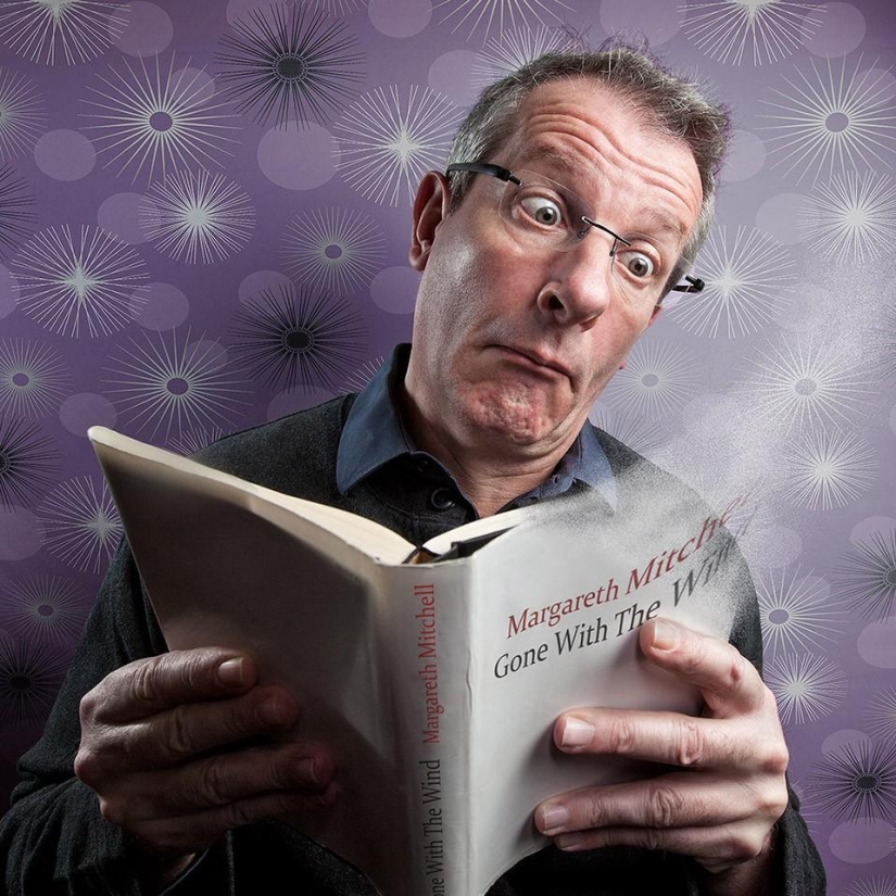 A funny photo project about books that not everyone will understand A funny photo project about books that not everyone will understand