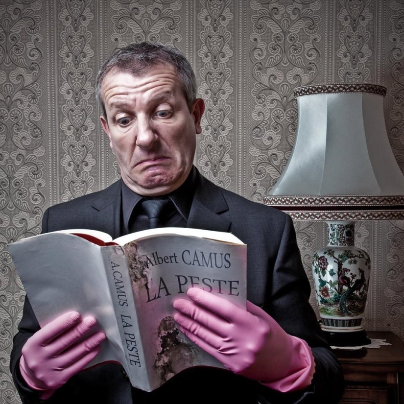 A funny photo project about books that not everyone will understand A funny photo project about books that not everyone will understand