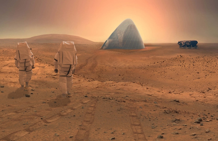 A house on Mars that will definitely be built A house on Mars that will definitely be built