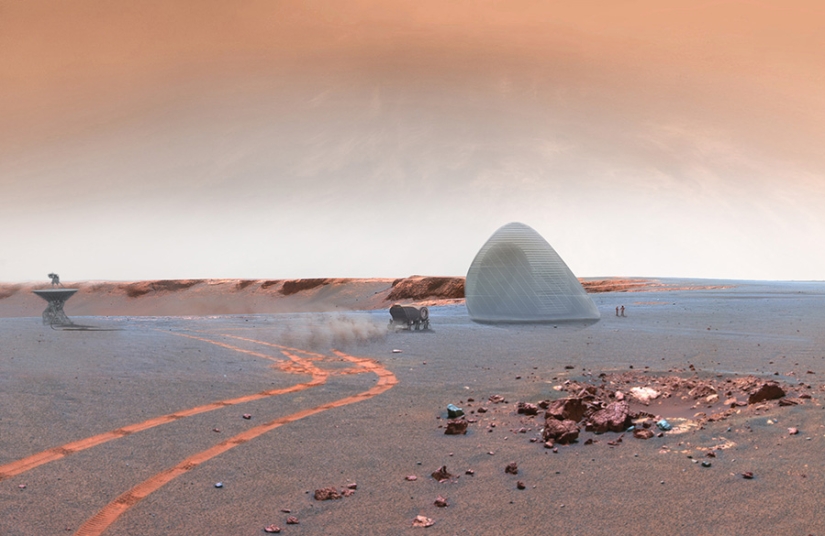 A house on Mars that will definitely be built A house on Mars that will definitely be built