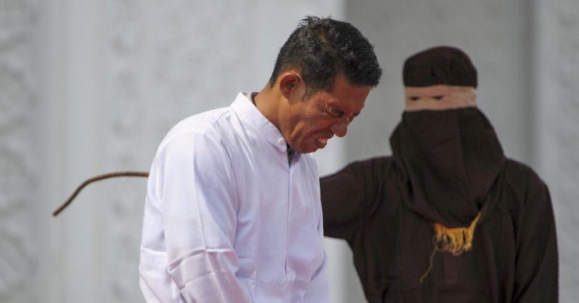 A loving legislator was beaten with a stick in accordance with his own law