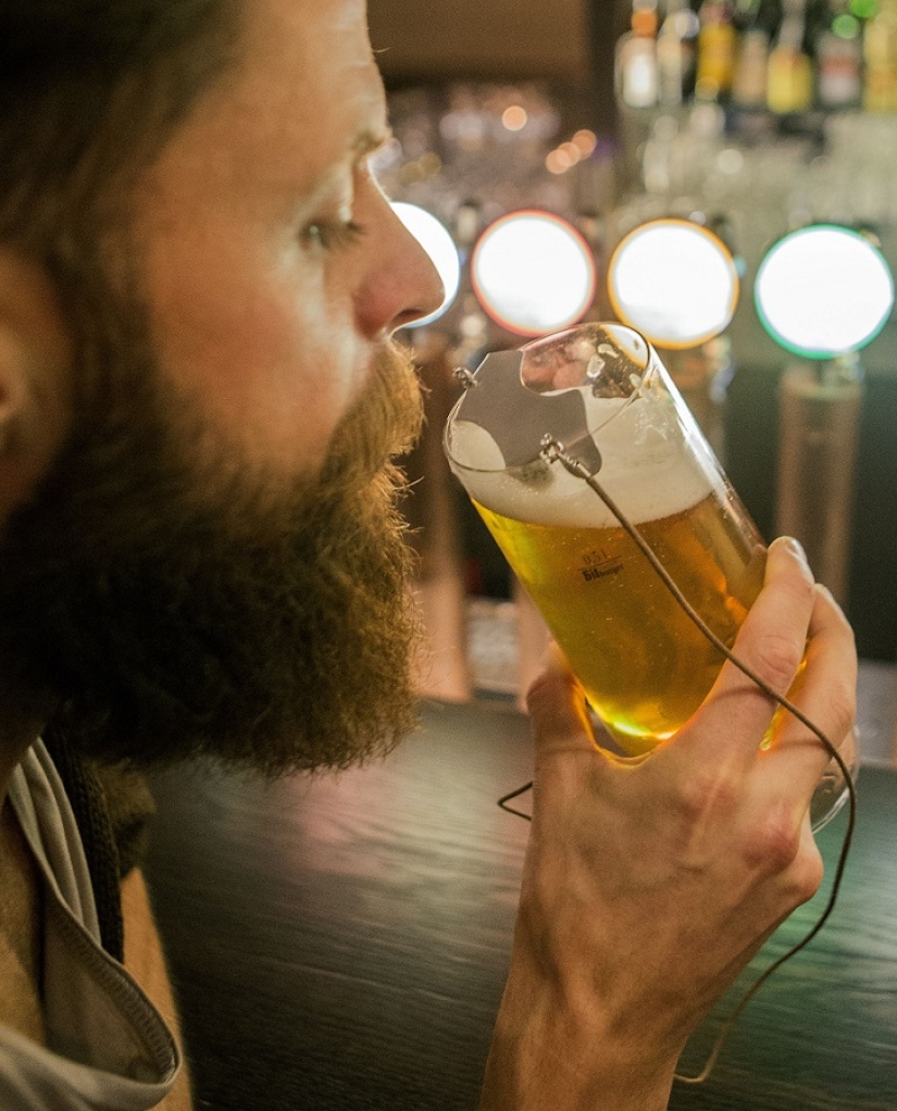 A miracle accessory for a hipster mustache A miracle accessory for a hipster mustache