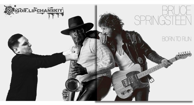 A music lover from Volgograd adds himself to the covers of music albums A music lover from Volgograd adds himself to the covers of music albums