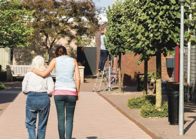 A normal-looking Dutch village in which everyone suffers from dementia A normal-looking Dutch village in which everyone suffers from dementia