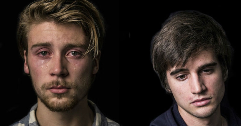 A photo project about crying men, destroying well-known stereotypes