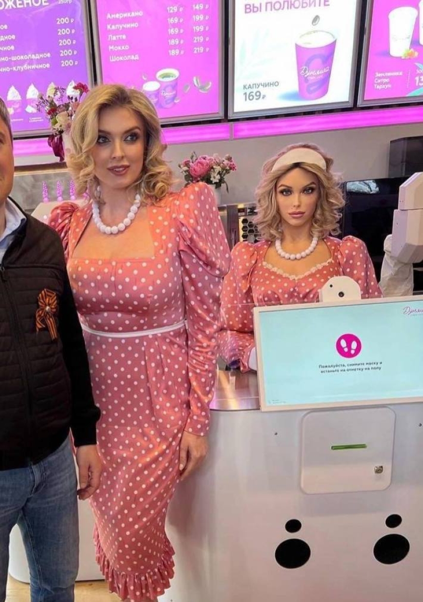 A prototype of the robot Dunyasha, a cyberbuffer from the St. Petersburg Economic Forum, has been found