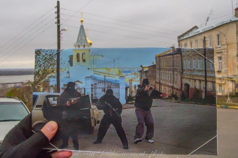 A raíz del rodaje de la película "Blind Man's Buff"