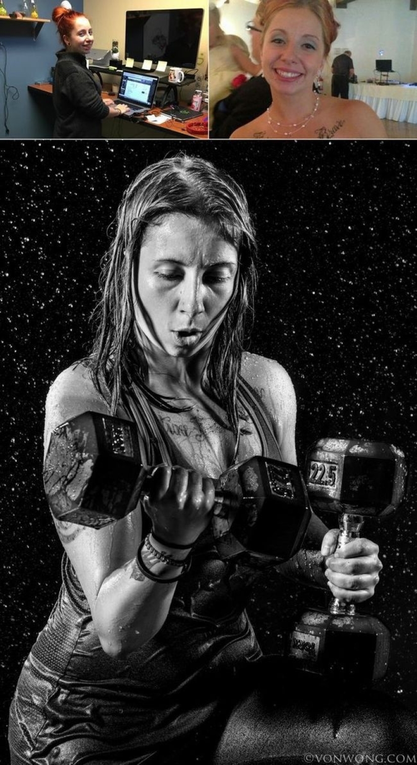 A real photographer will easily make a world champion out of a housewife
