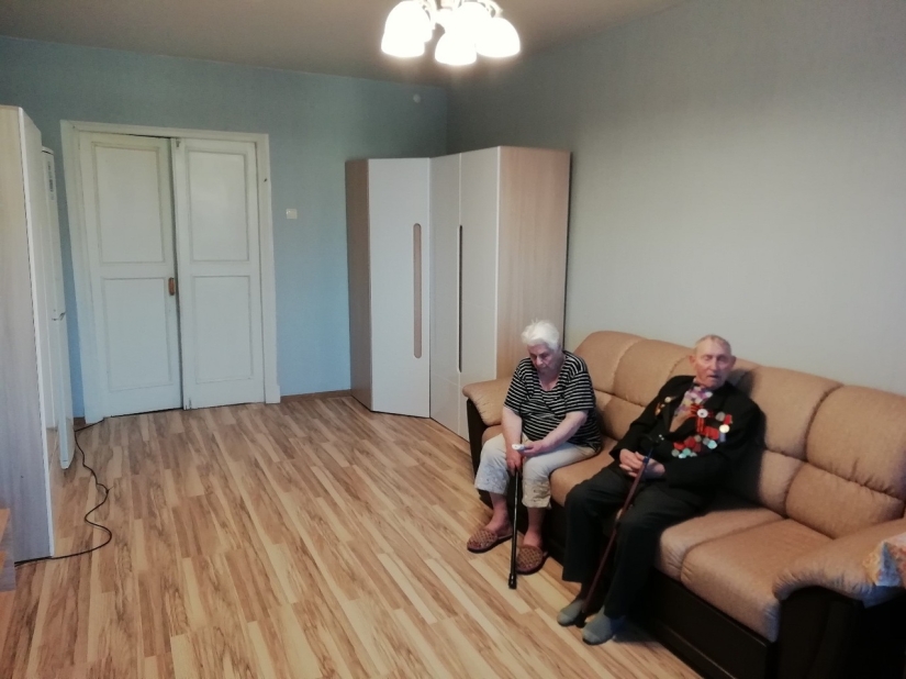 A resident of Yekaterinburg made repairs to a WWII veteran at his own expense