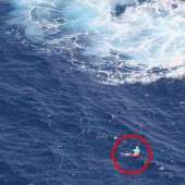 A Russian tourist who spent 21 hours on an air mattress in the open sea was rescued off the coast of Crete