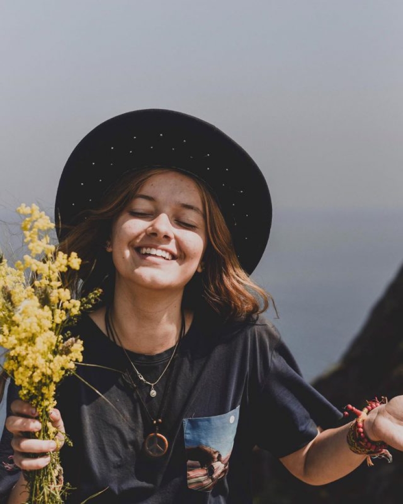 A schoolgirl from Russia has been hitchhiking since she was 14 and has already visited more than 20 countries