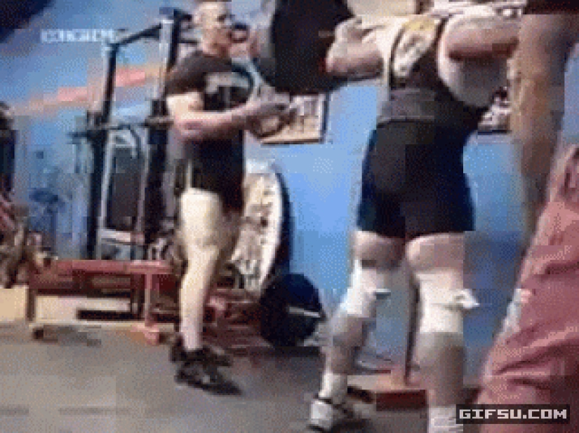 A selection of epic failures during training