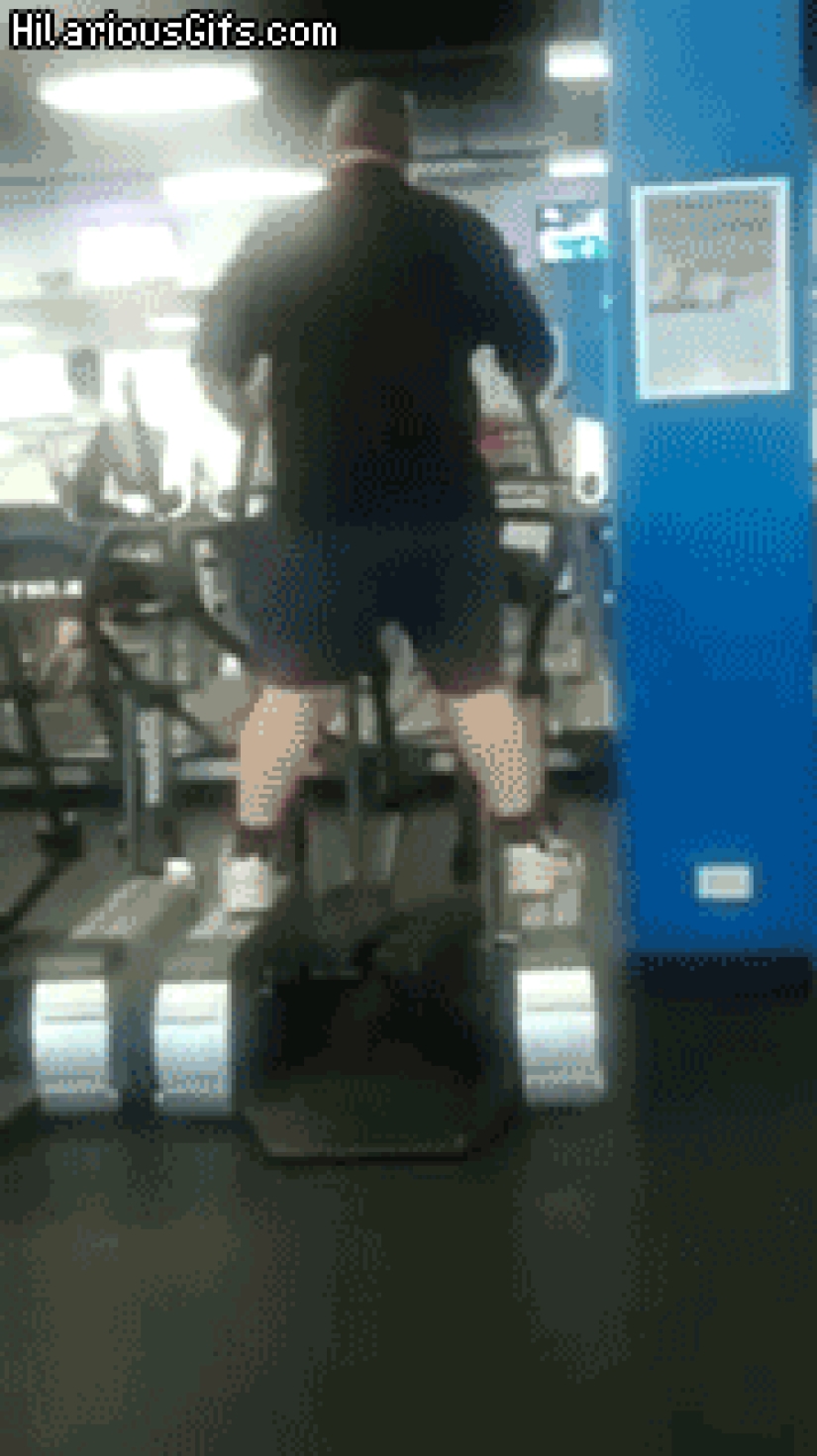 A selection of epic failures during training