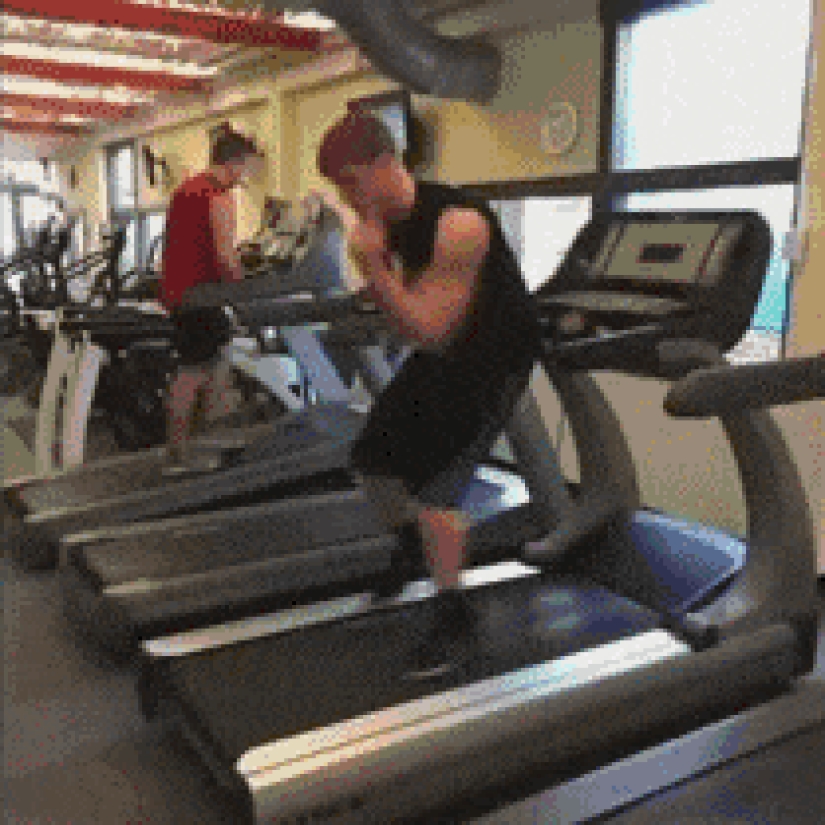 A selection of epic failures during training