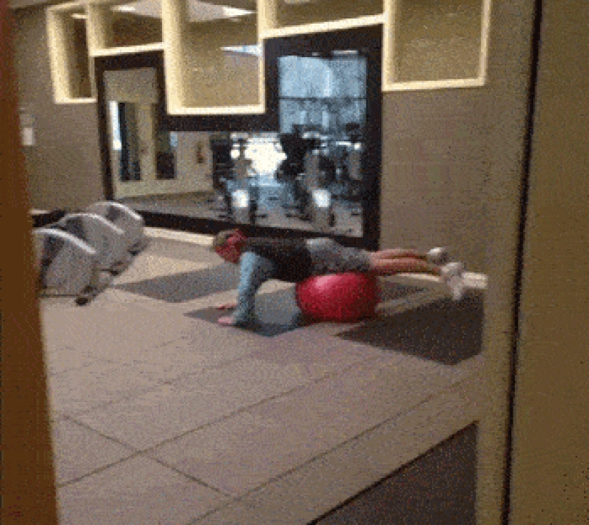 A selection of epic failures during training