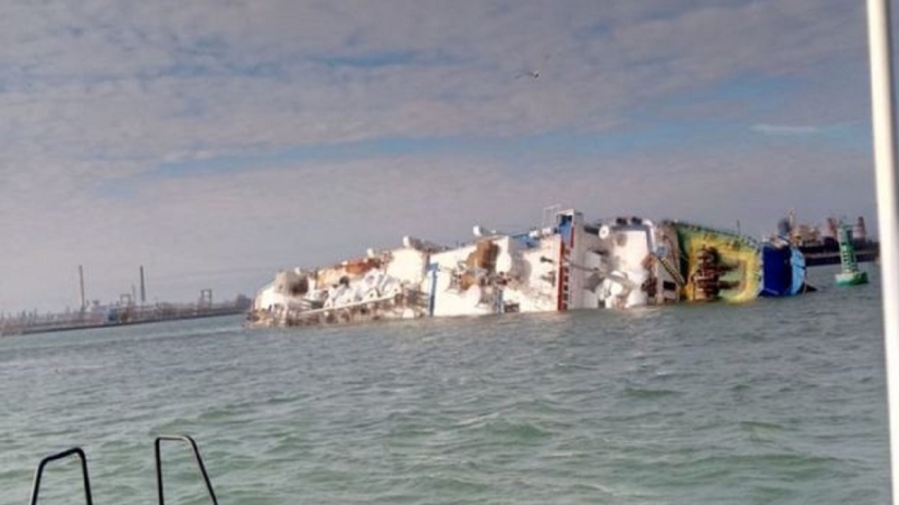 A ship carrying 14 thousand sheep capsized in the Black Sea