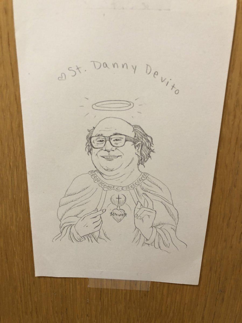 A student from New York found the secret room of the cult of Danny DeVito in his college
