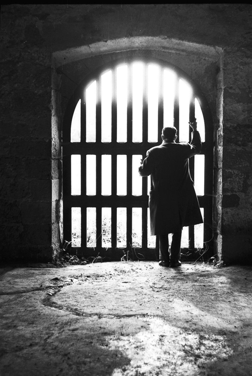 A tourist bought an envelope at a flea market, where he found negatives from an unknown genius