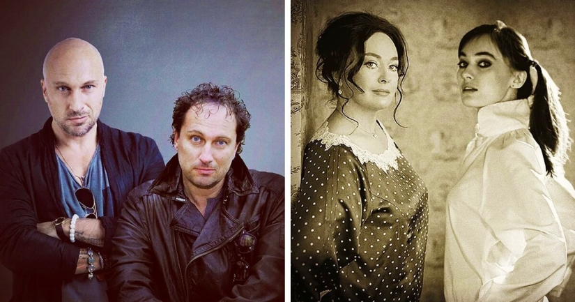 "A través del tiempo": 30 celebridades rusas posando con versiones jóvenes de sí mismas