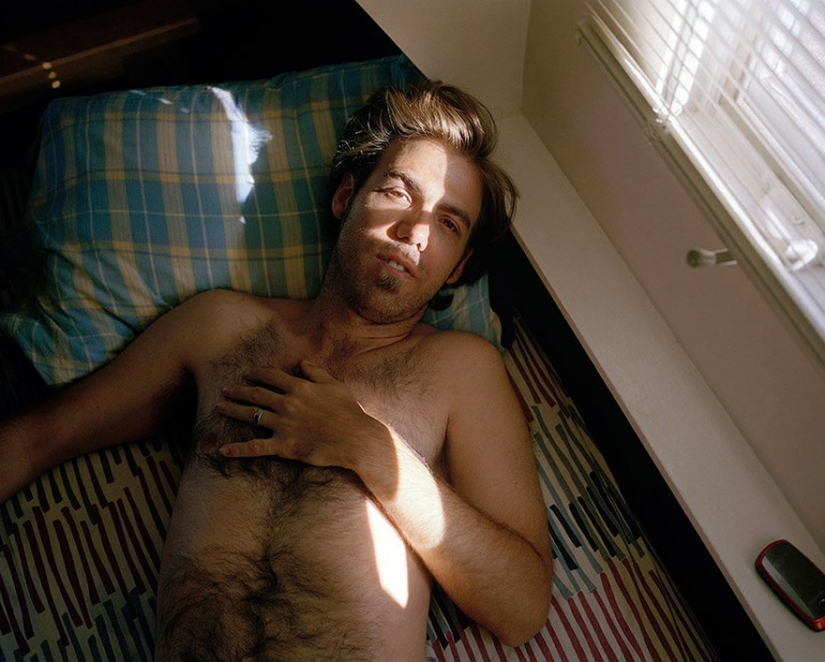 A woman told about her husband's depression in a series of poignant photos