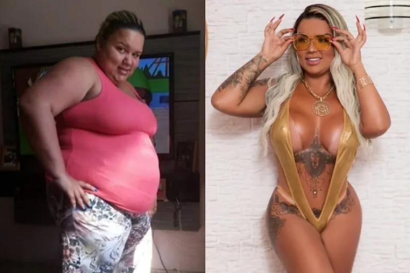 A young mother from Brazil lost 70 kg in two years and became a successful model