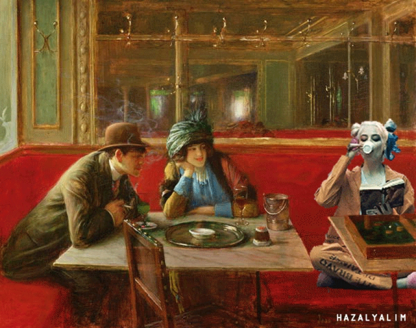 Absurdo, blasfemia y hahanki: el turco convierte los gif en obras maestras clásicas