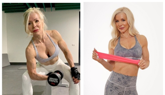 Abuela sexy da calor: mujer australiana de 63 años hace ejercicio en el gimnasio y conoce chicos