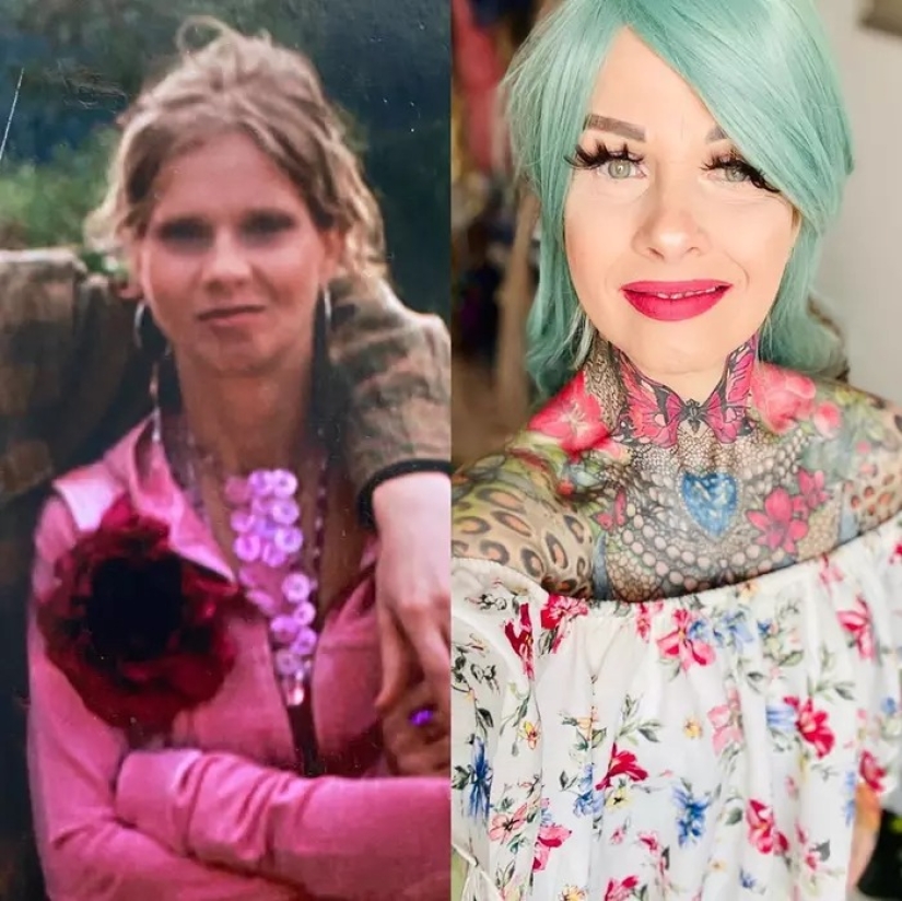 Abuelita caliente en tatuajes admira fotos sinceras