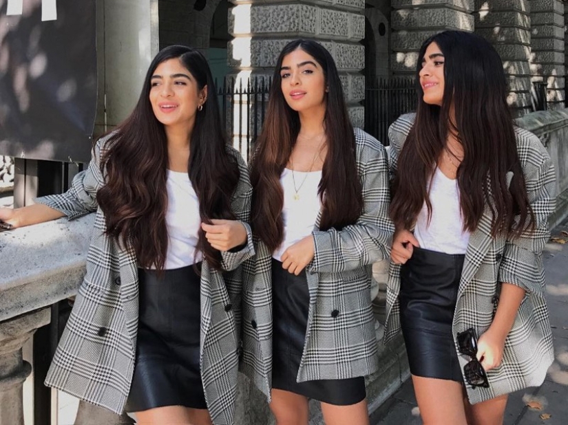 Adorable triplets from London