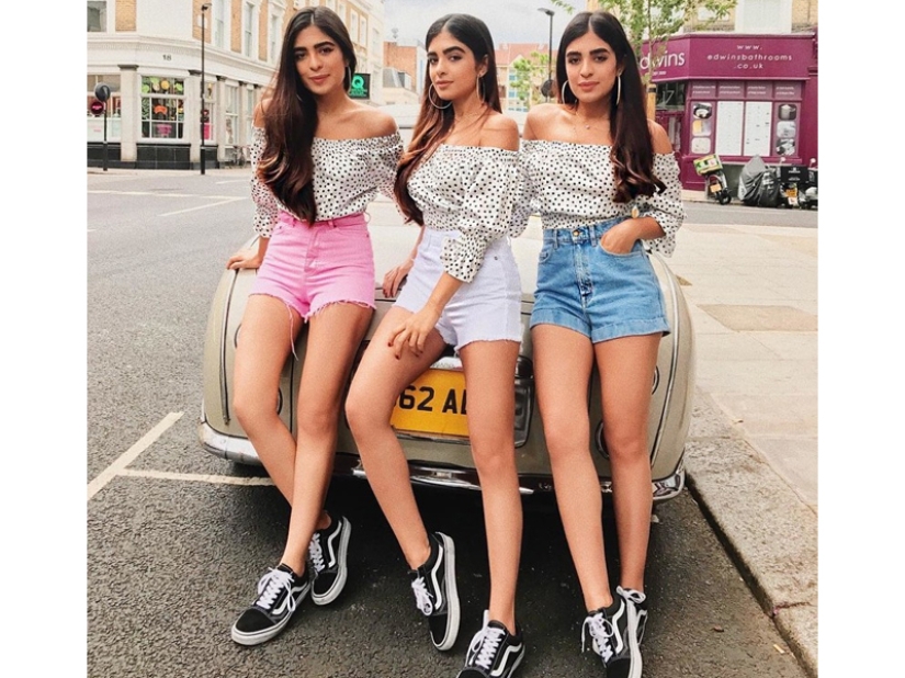 Adorable triplets from London