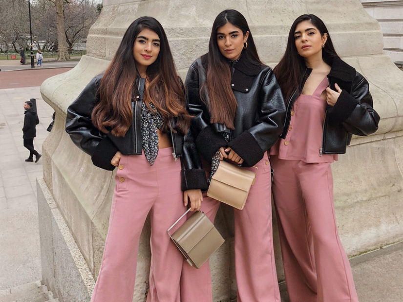 Adorable triplets from London