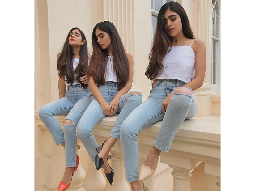 Adorable triplets from London
