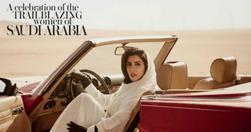 Ahora puedes: la princesa de Arabia Saudita protagonizó al volante la portada de la nueva Vogue Ahora puedes: la princesa de Arabia Saudita protagonizó al volante la portada de la nueva Vogue