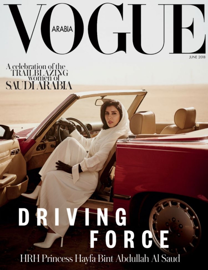 Ahora puedes: la princesa de Arabia Saudita protagonizó al volante la portada de la nueva Vogue Ahora puedes: la princesa de Arabia Saudita protagonizó al volante la portada de la nueva Vogue