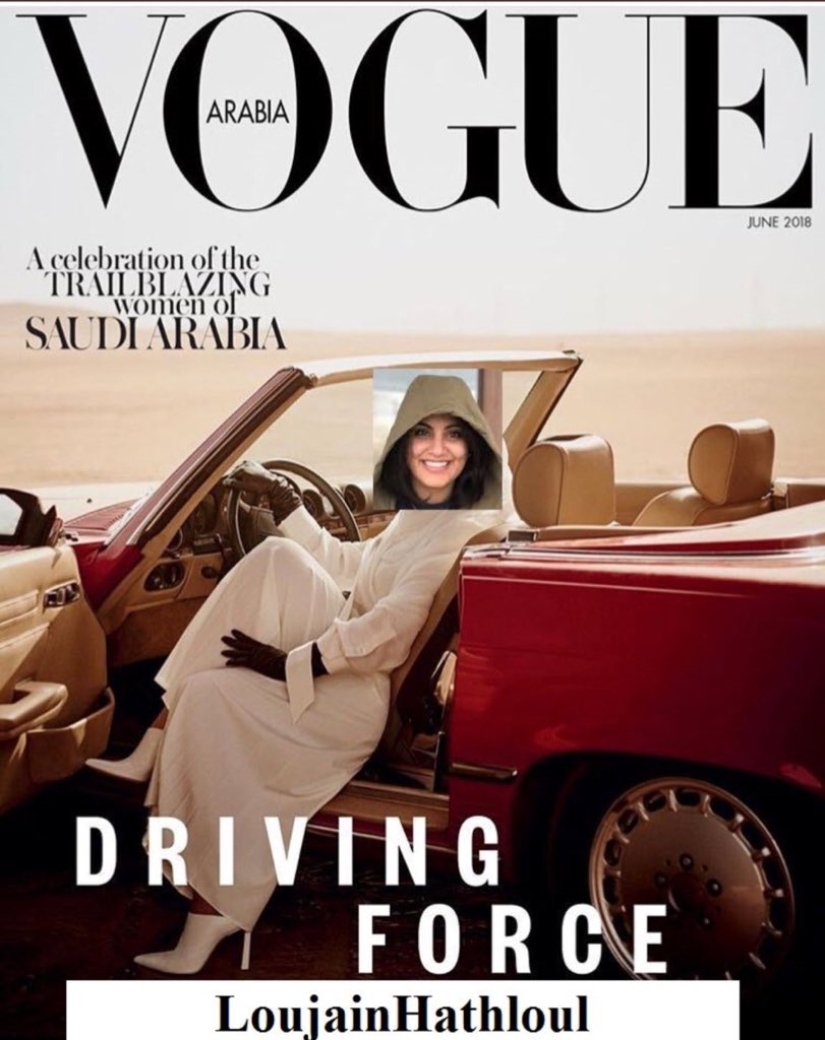 Ahora puedes: la princesa de Arabia Saudita protagonizó al volante la portada de la nueva Vogue Ahora puedes: la princesa de Arabia Saudita protagonizó al volante la portada de la nueva Vogue