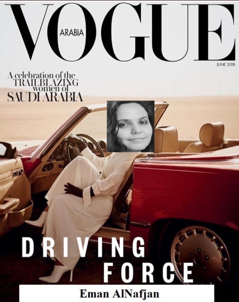 Ahora puedes: la princesa de Arabia Saudita protagonizó al volante la portada de la nueva Vogue Ahora puedes: la princesa de Arabia Saudita protagonizó al volante la portada de la nueva Vogue