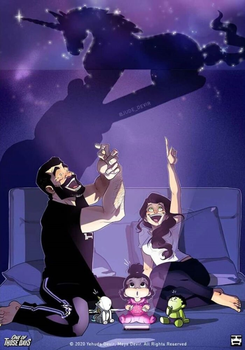 Alegrías y dificultades de la paternidad: un artista de Israel dibuja cómics sobre su esposa e hija Alegrías y dificultades de la paternidad: un artista de Israel dibuja cómics sobre su esposa e hija