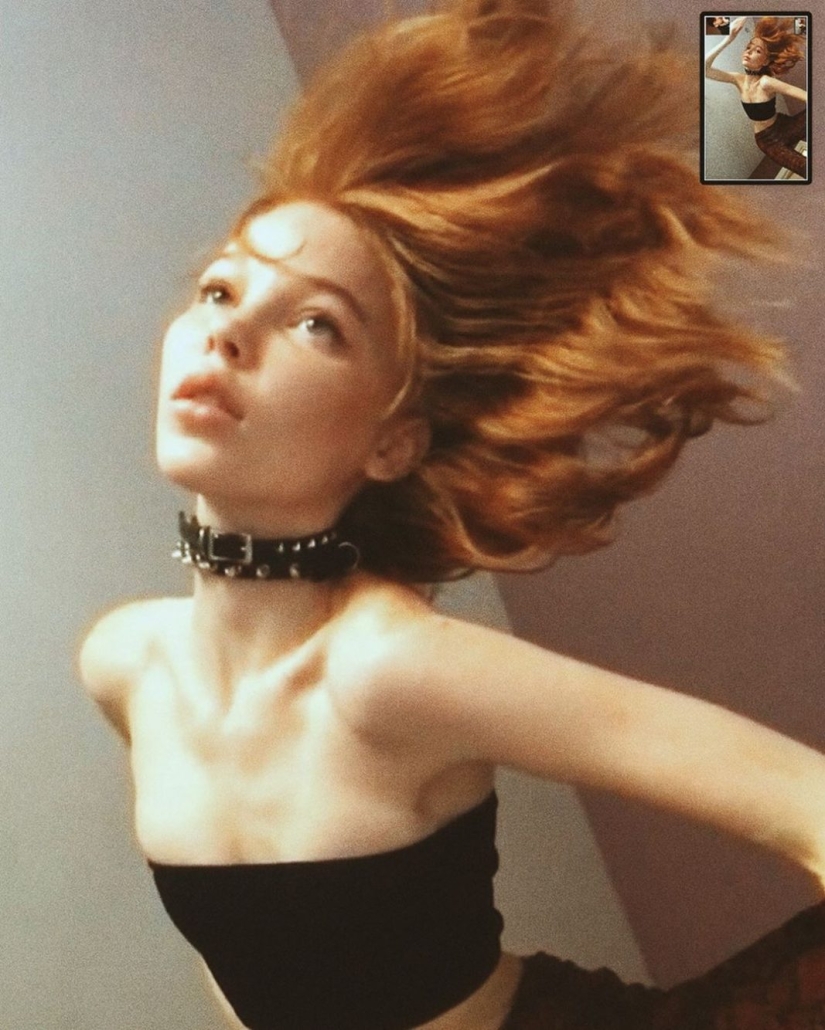 Alessio Albi's remote photoshoot on webcam during quarantine