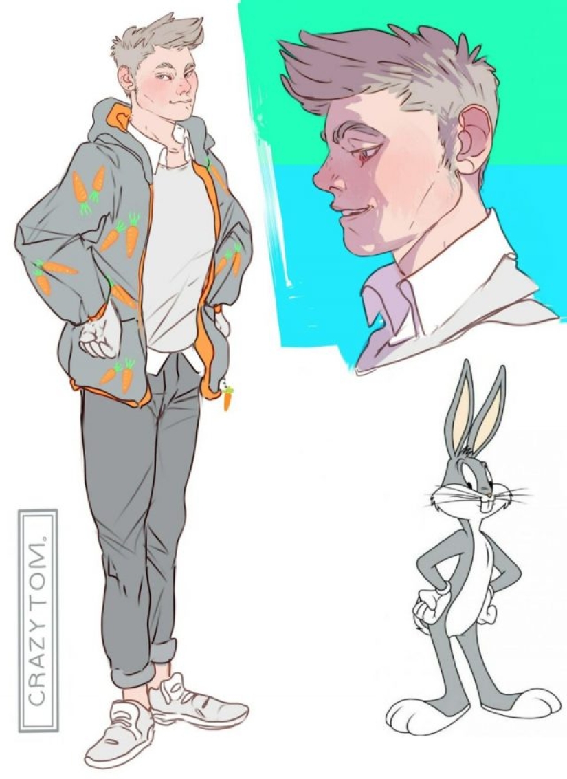 ¿Alguna vez te has preguntado cómo se verían los personajes de dibujos animados si fueran humanos? Este artista tiene la respuesta.