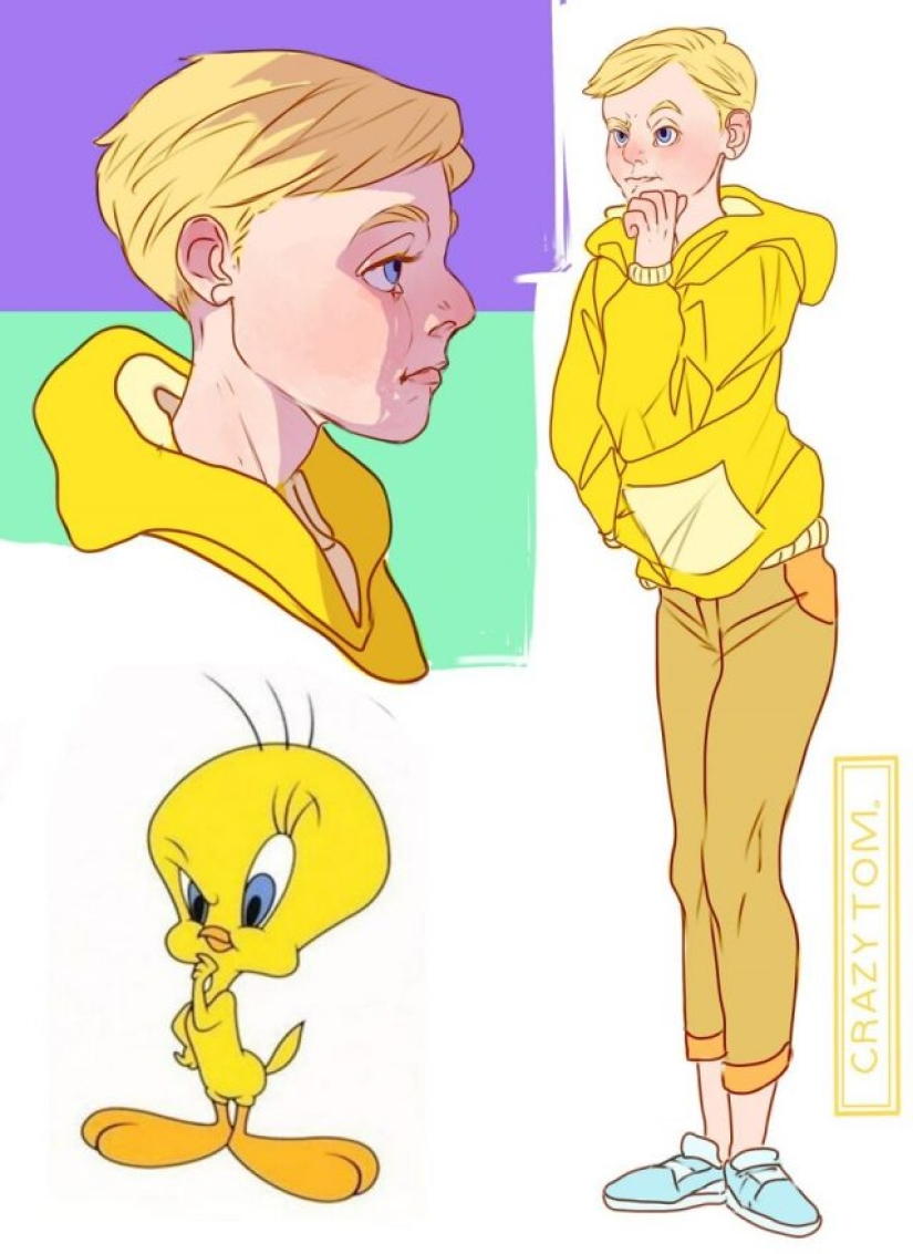 ¿Alguna vez te has preguntado cómo se verían los personajes de dibujos animados si fueran humanos? Este artista tiene la respuesta.