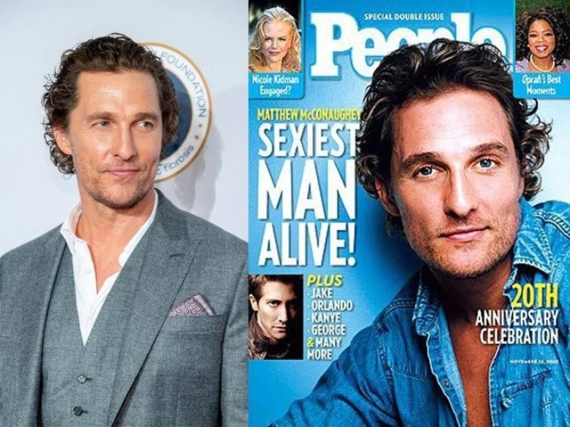 All the sexiest men in the world since 1985 according to People magazine